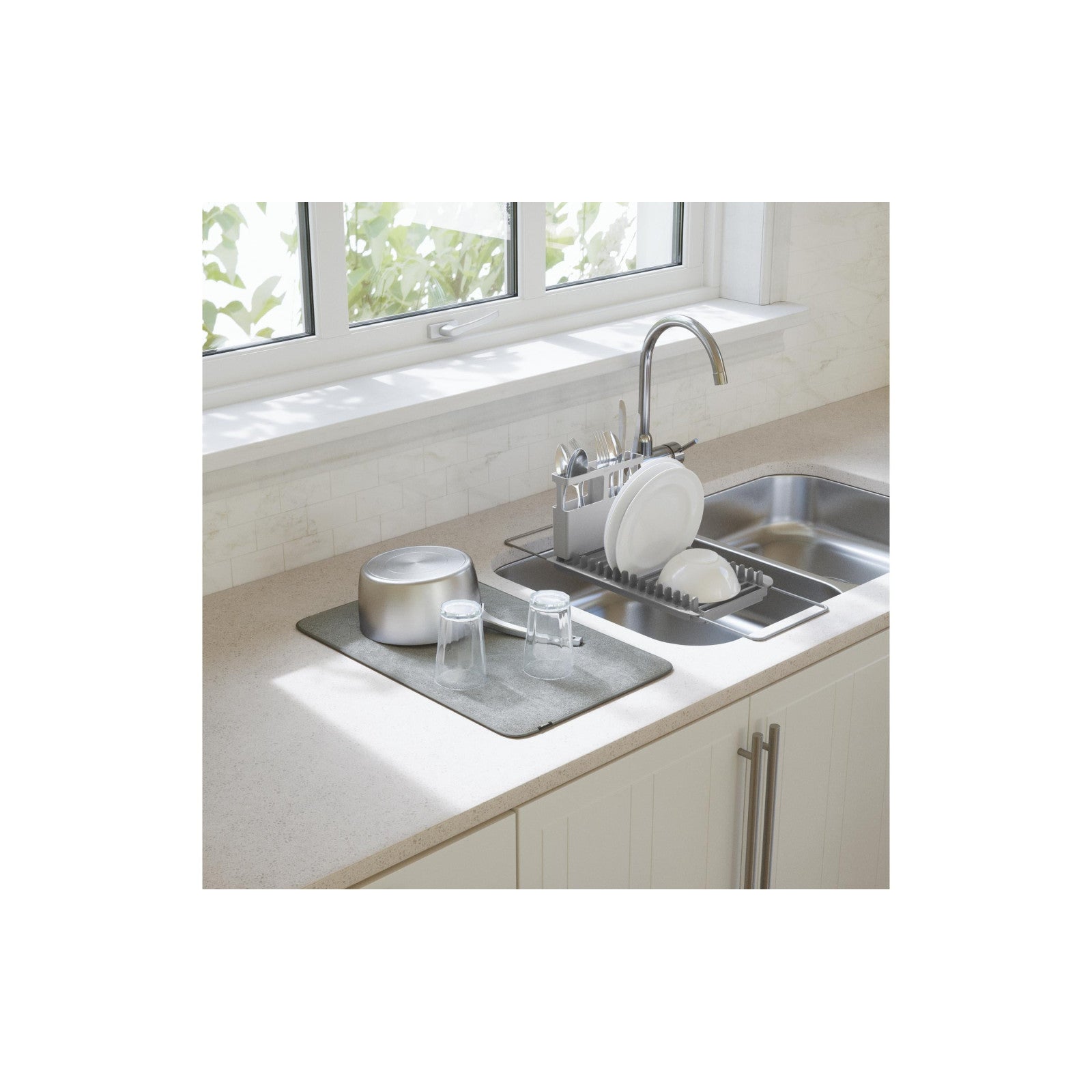 Égouttoir Udry Over the Skin, gris