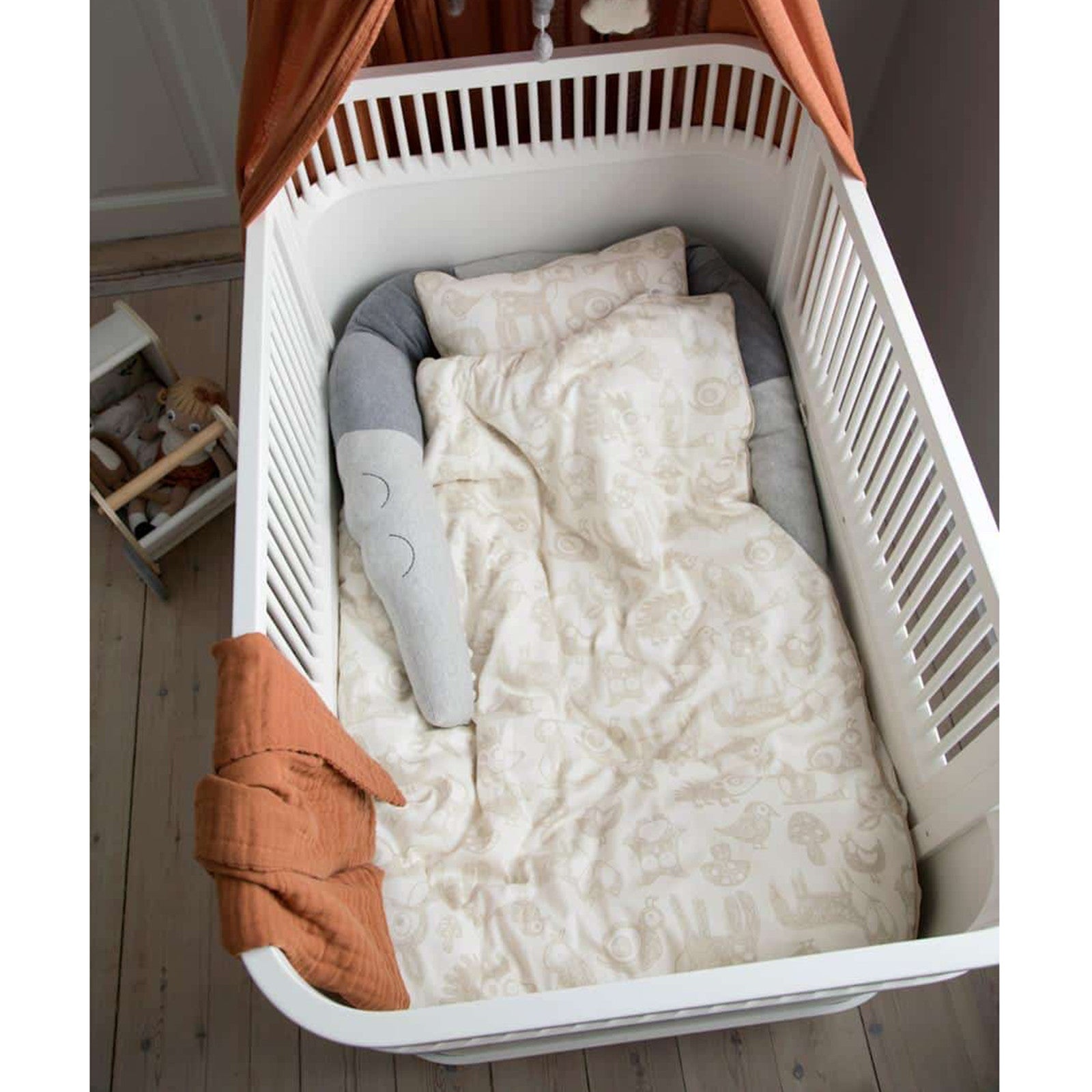 Baby & junior bed, classic white