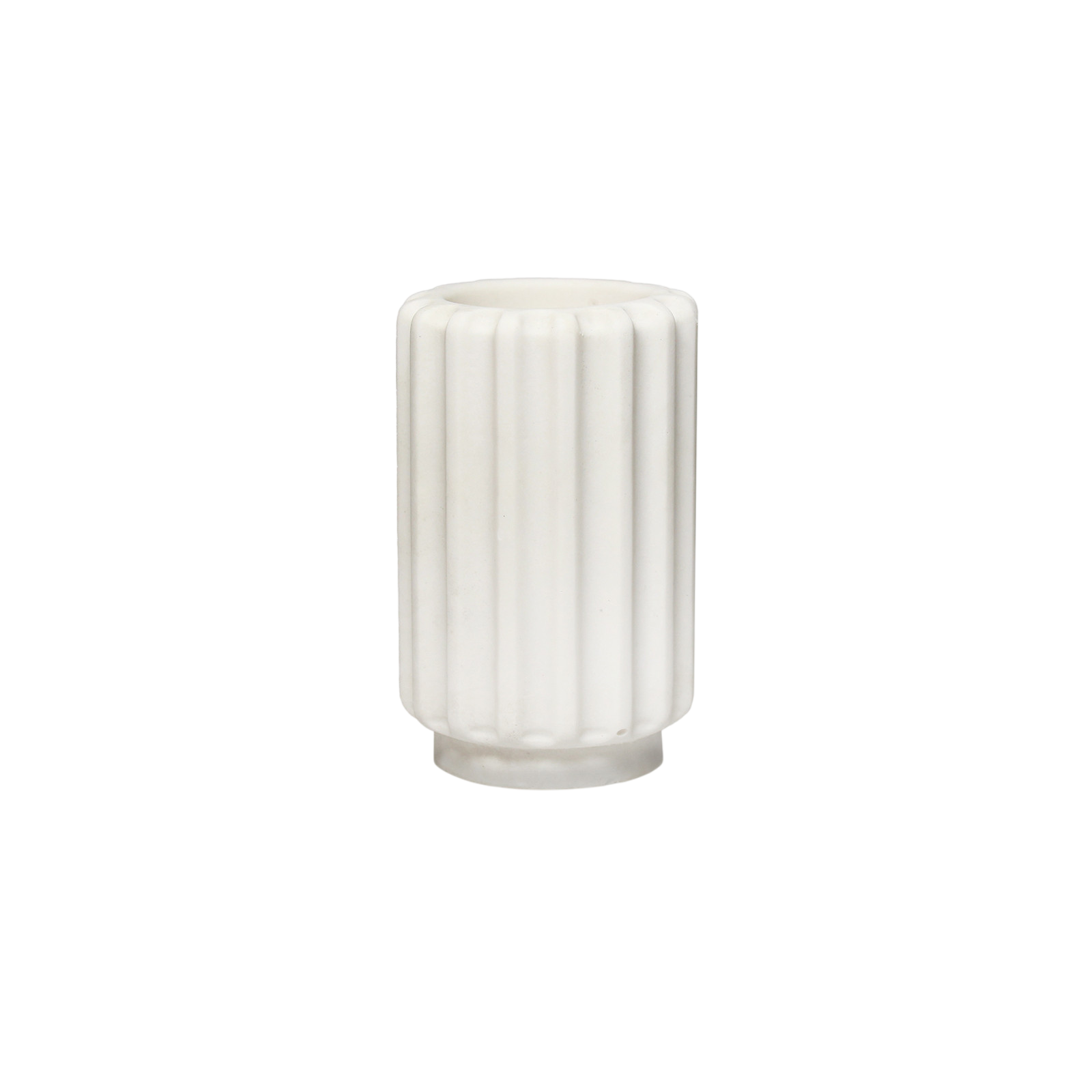 Dentelles Teelichthalter - tall - weiss