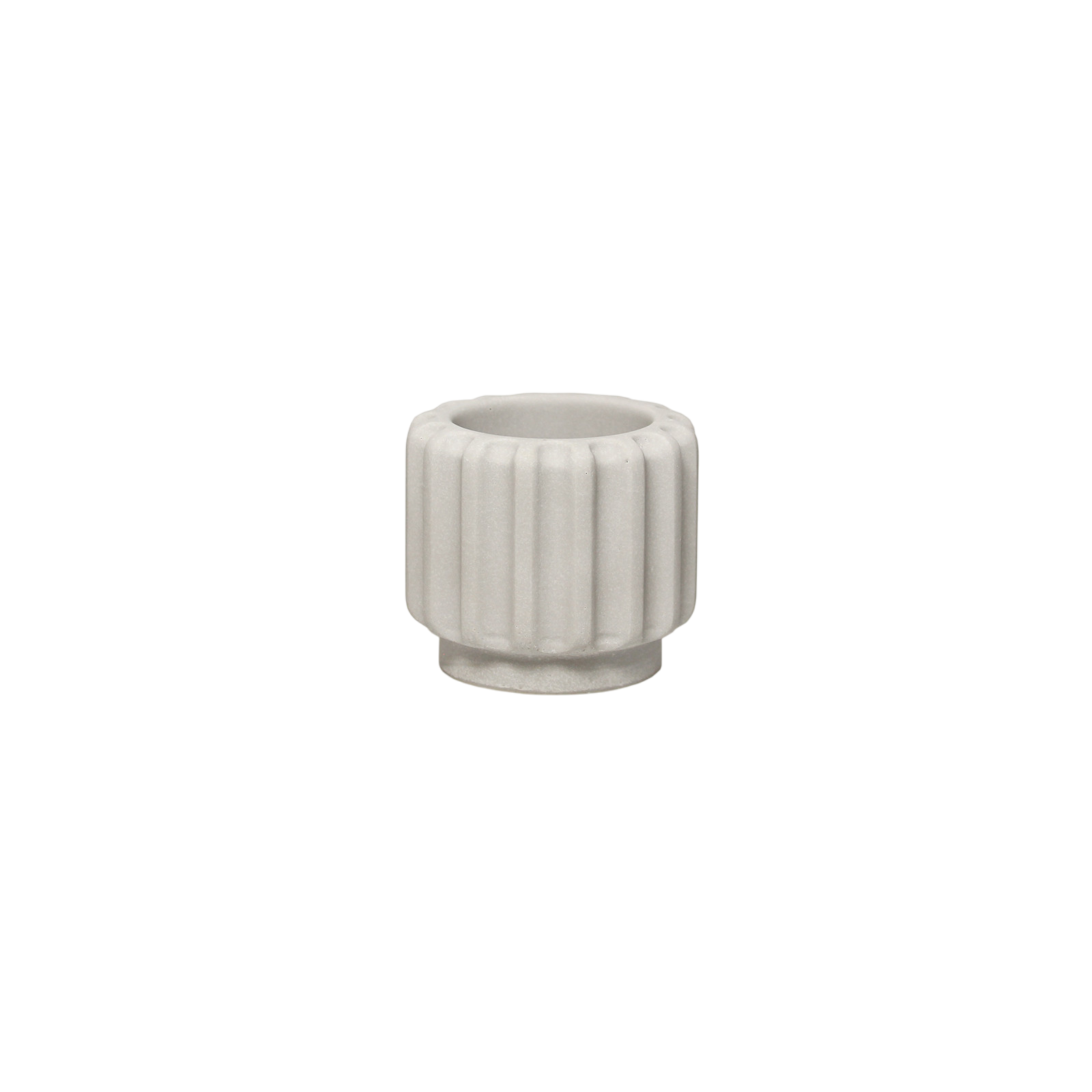 Dentelles Teelichthalter - small - hellgrau