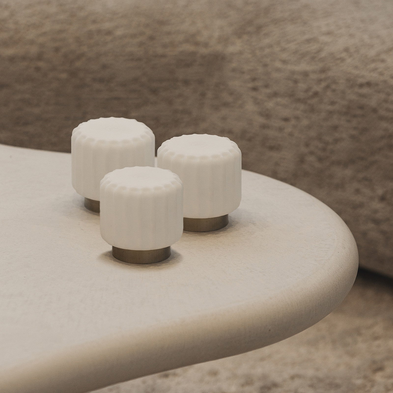 Dentelles 9cm lumière or, lot de 3