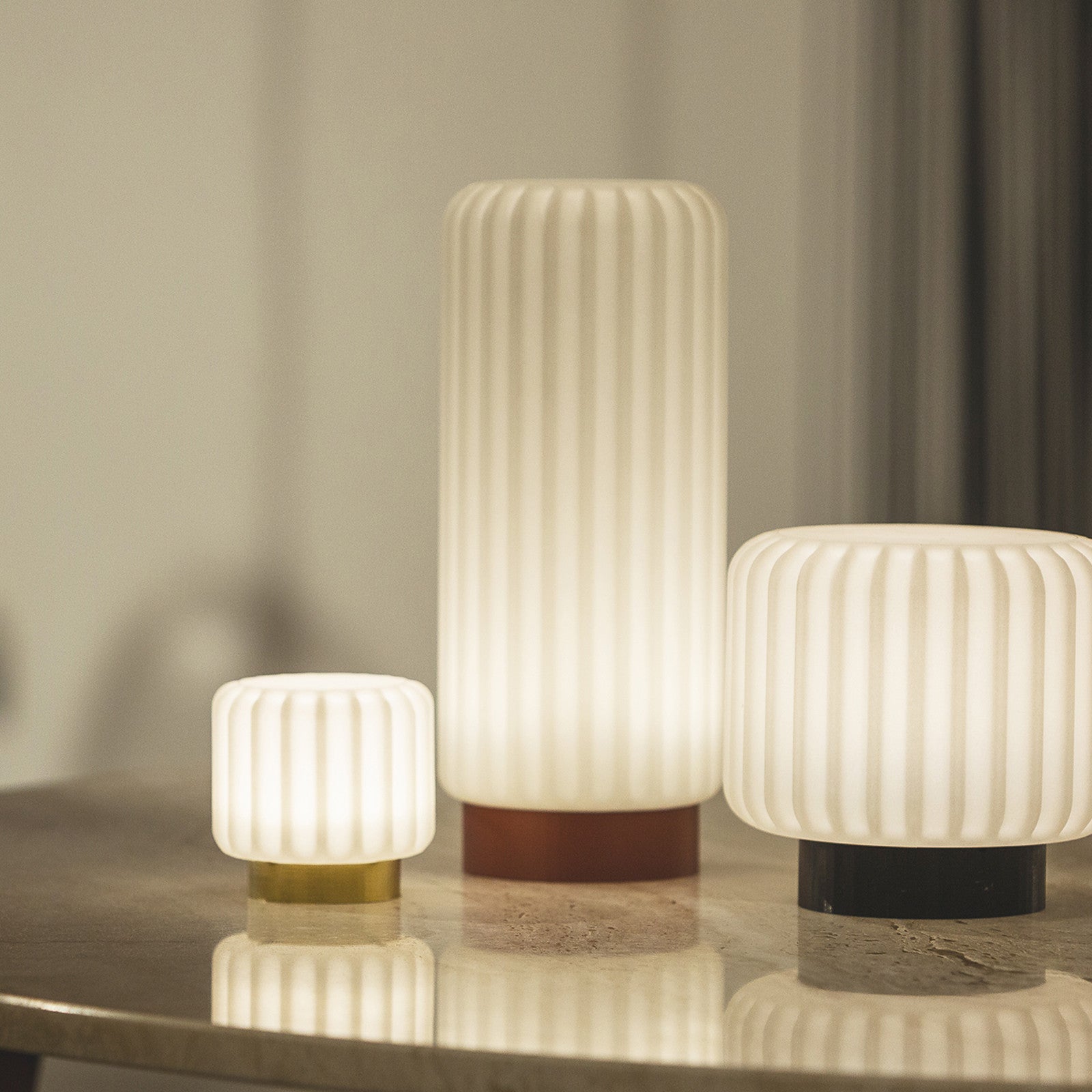 Dentelles 9cm lumière or, lot de 3