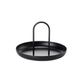 Serving tray single 20 cm, black