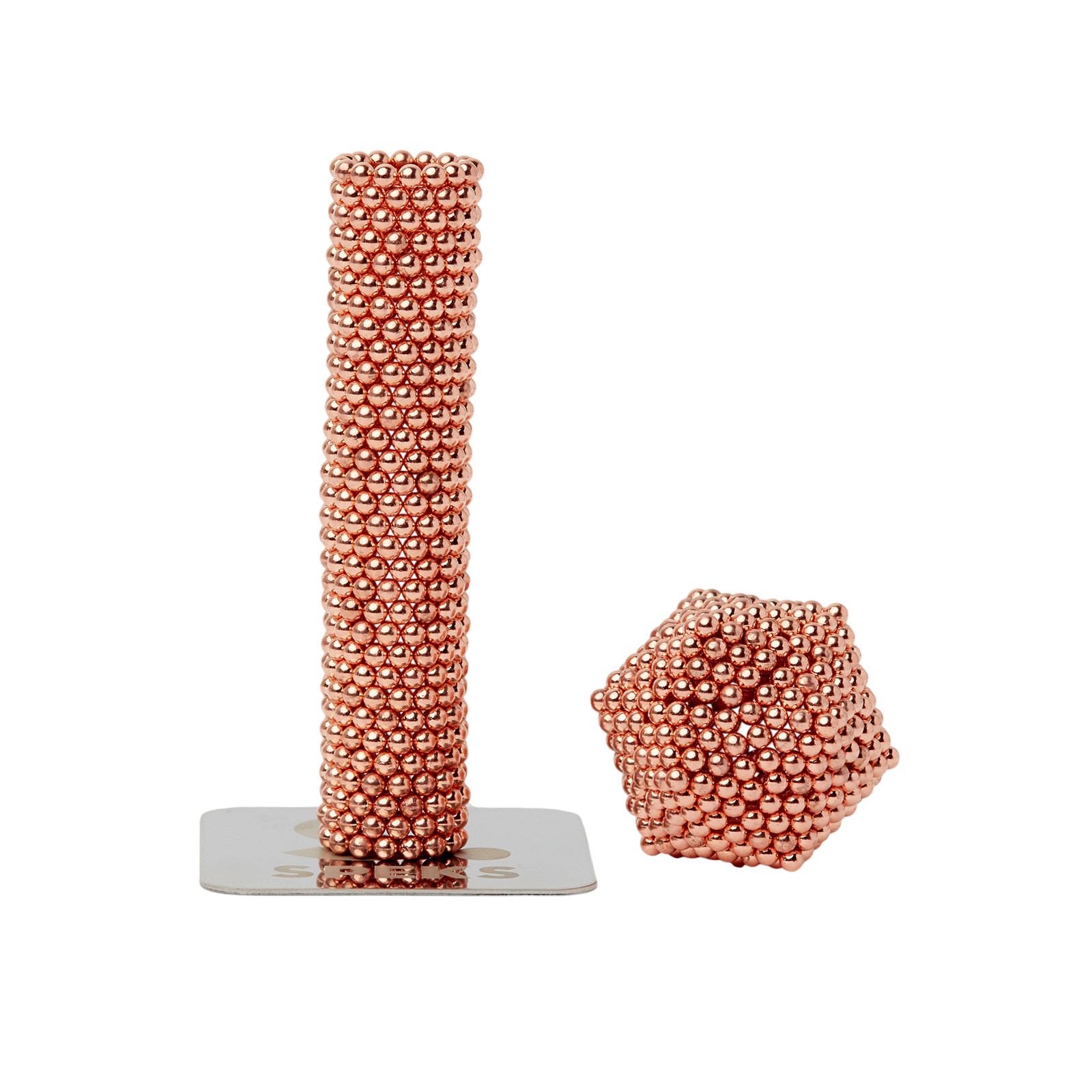 Magnetic construction kit 512 Rose Gold Speks