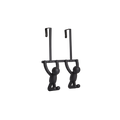 Coat rack Buddy 2 hooks, black
