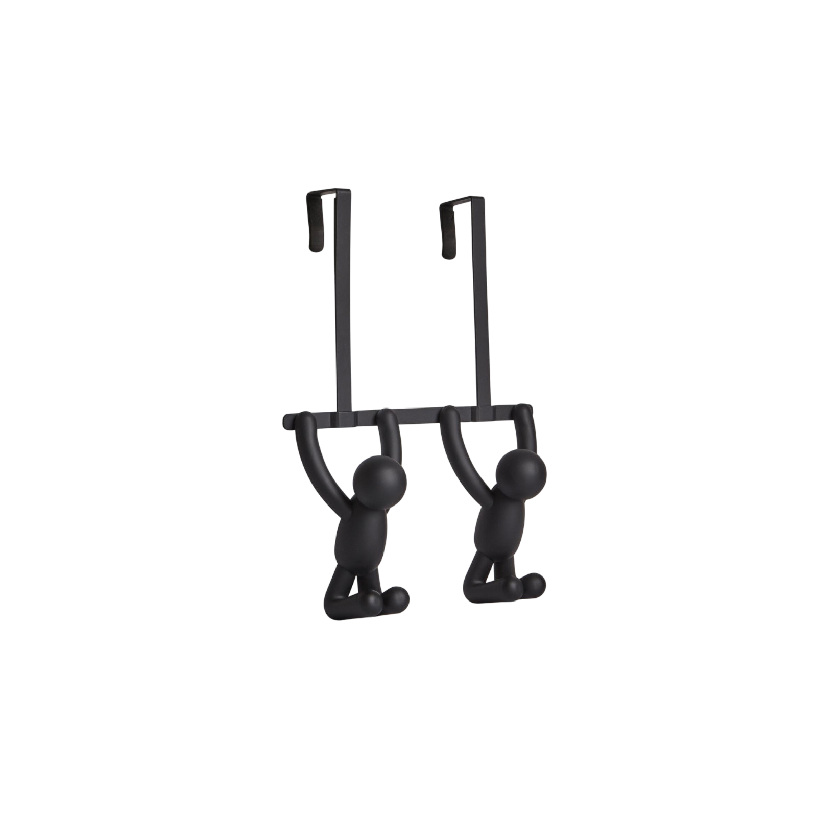 Portemanteau Buddy 2 crochets, noir