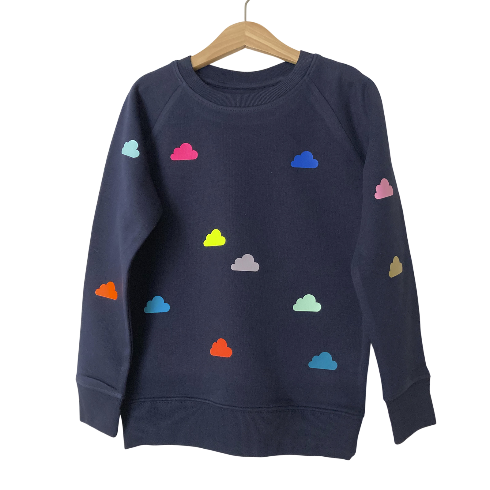 Sweatshirt Clouds Navy