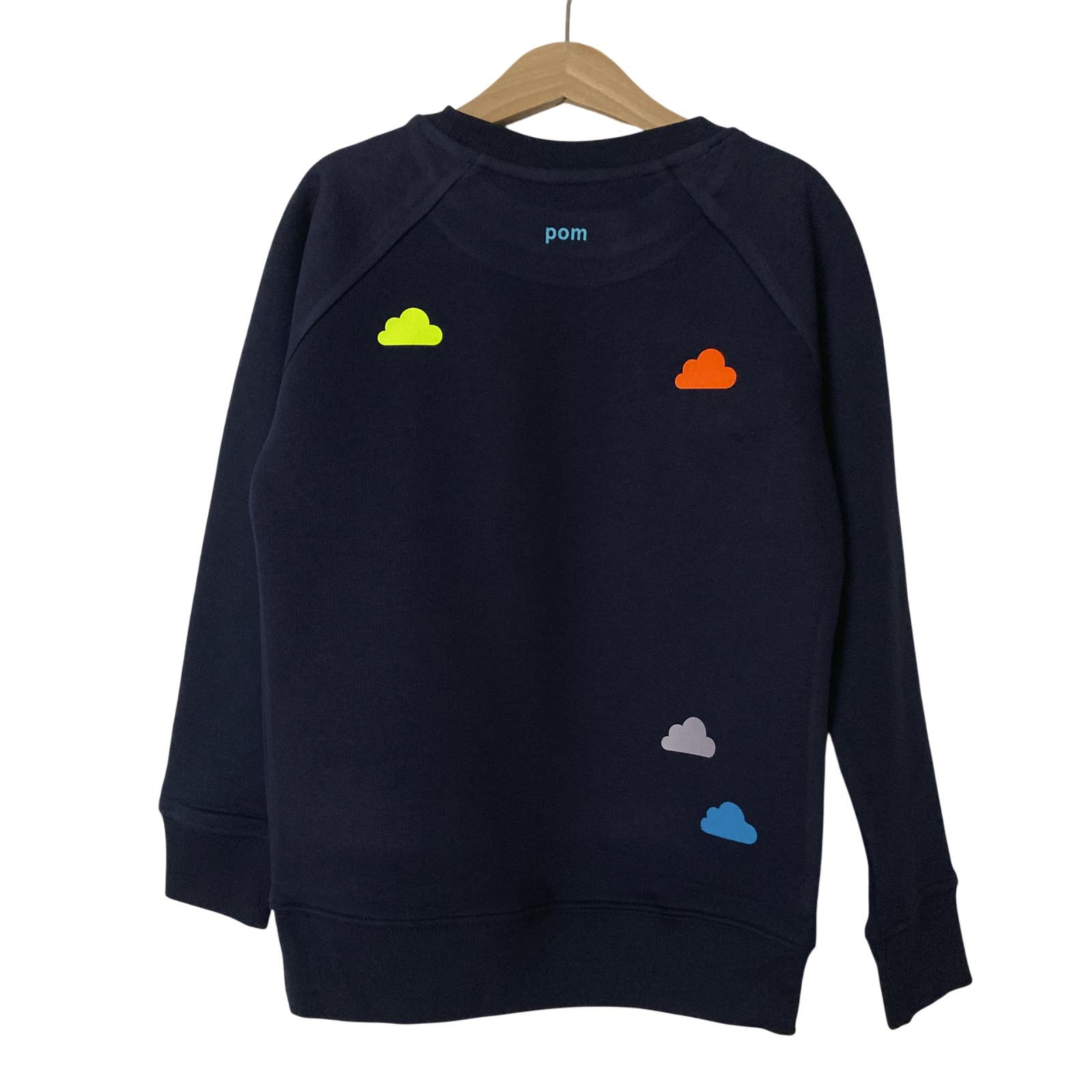 Sweatshirt Clouds Navy