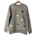 Sweatshirt Clouds Grey