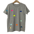 T-Shirt Clouds Grey