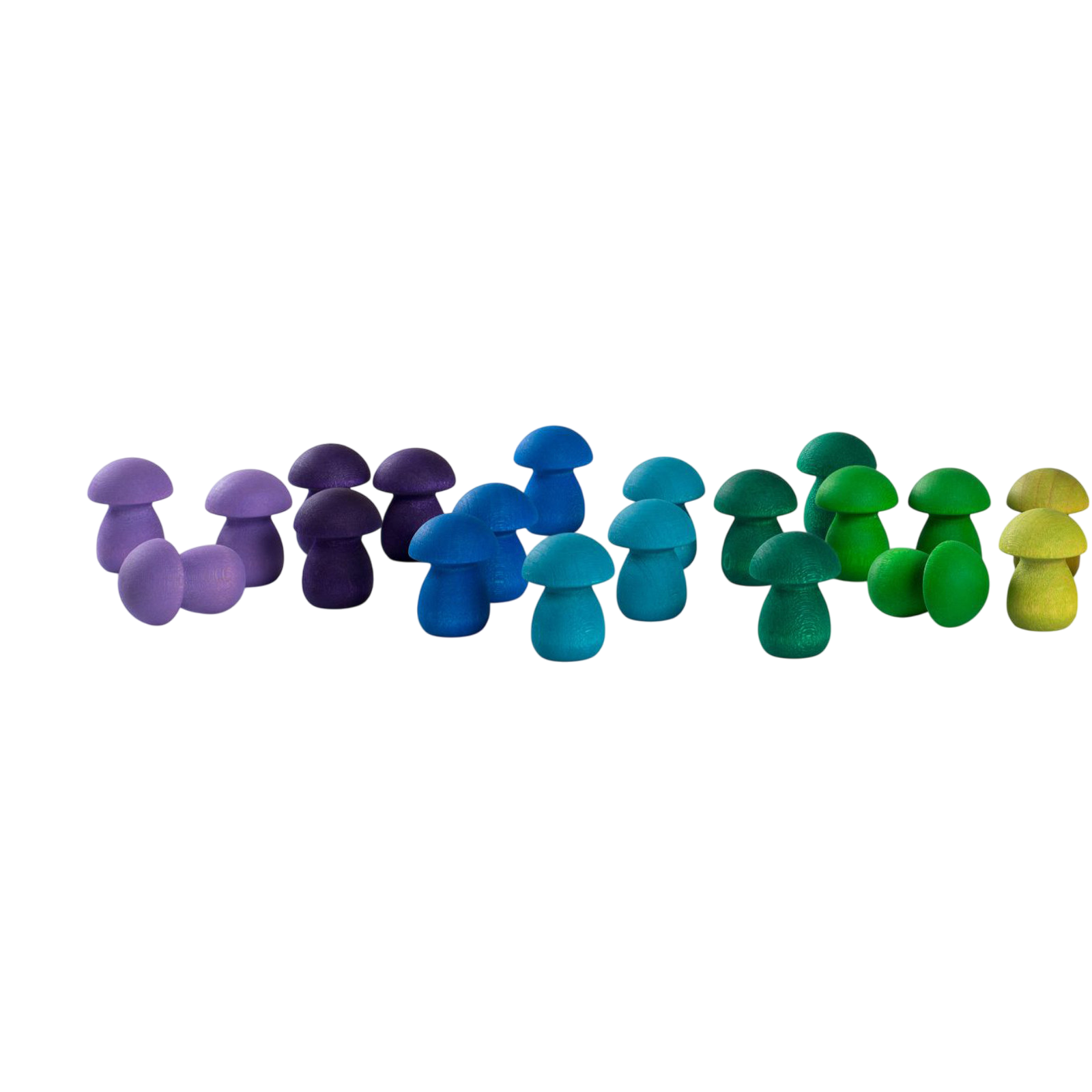 Mandala arc-en-ciel champignons