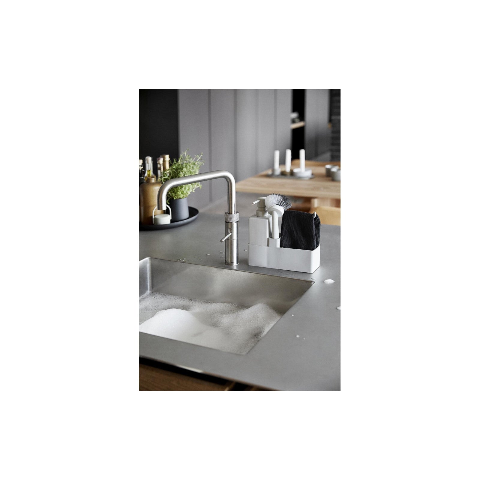 Spültrogbutler-Set, Hellgrau