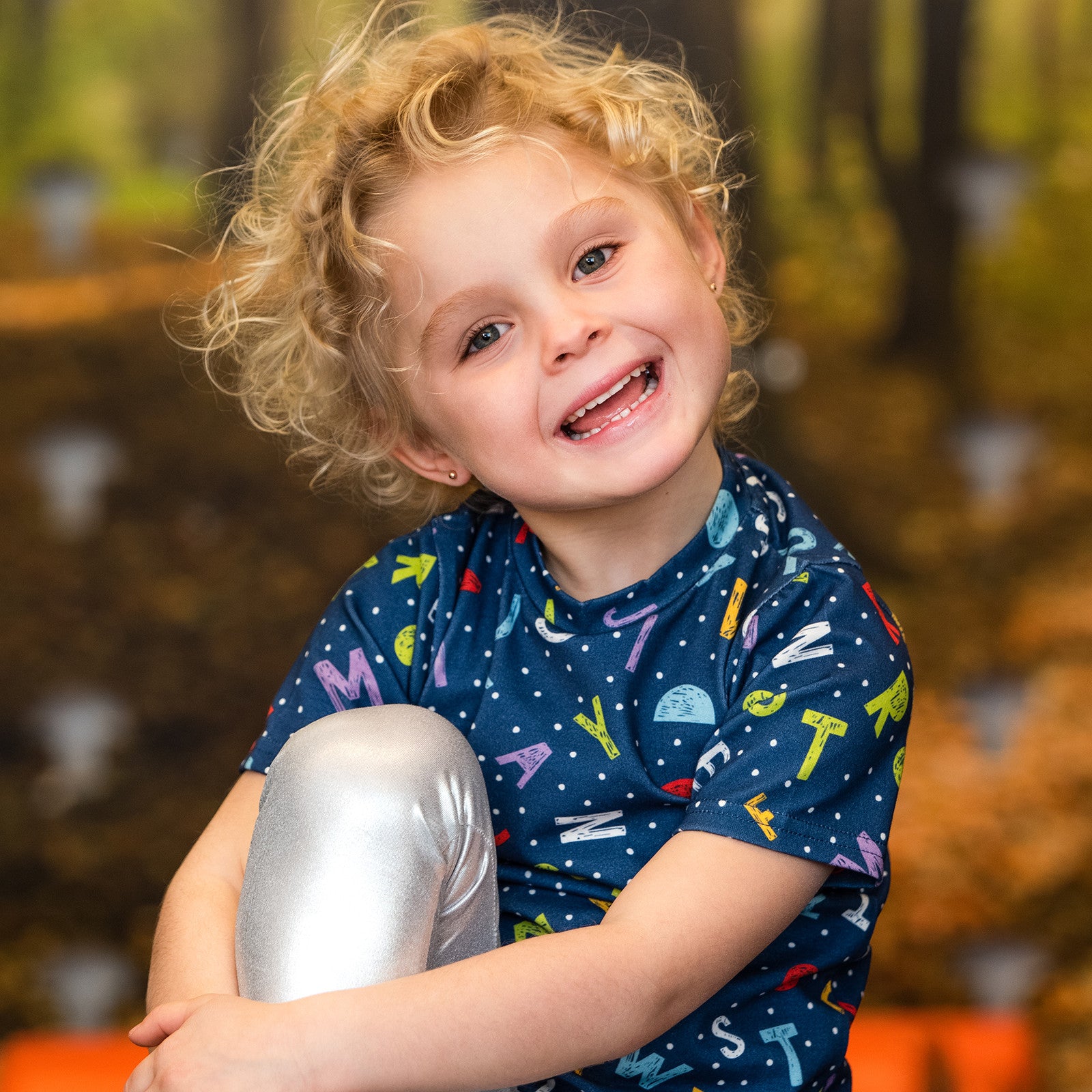 T-shirt Smart, strong, fun bleu