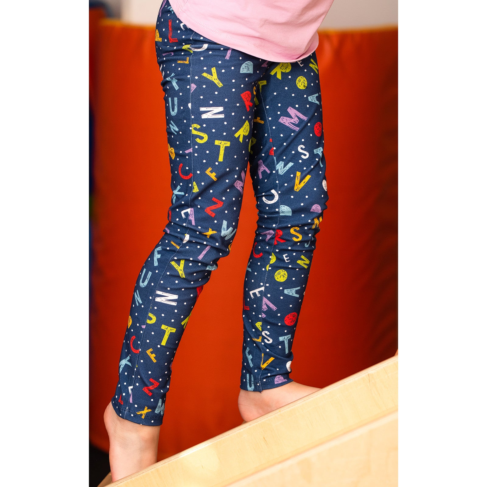 Leggings Smart, strong, fun blue