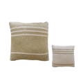 Cushion Duetto Olive - Natural