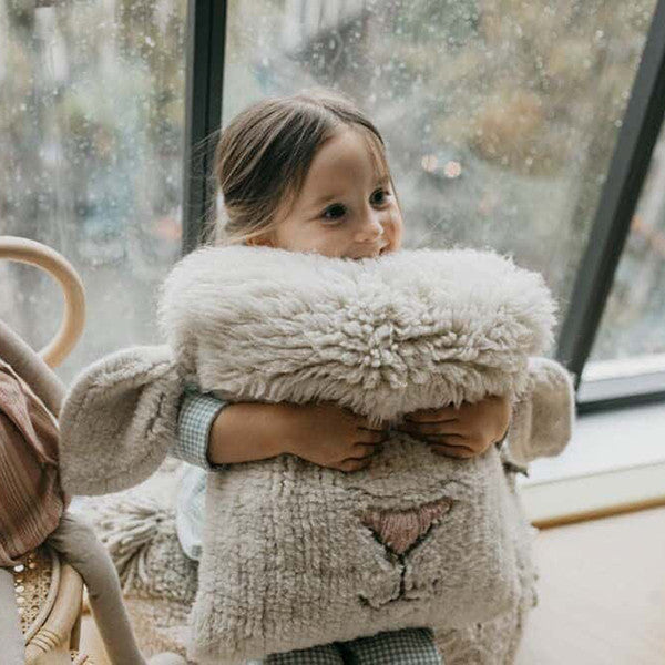 Pink Nose Sheep cushion