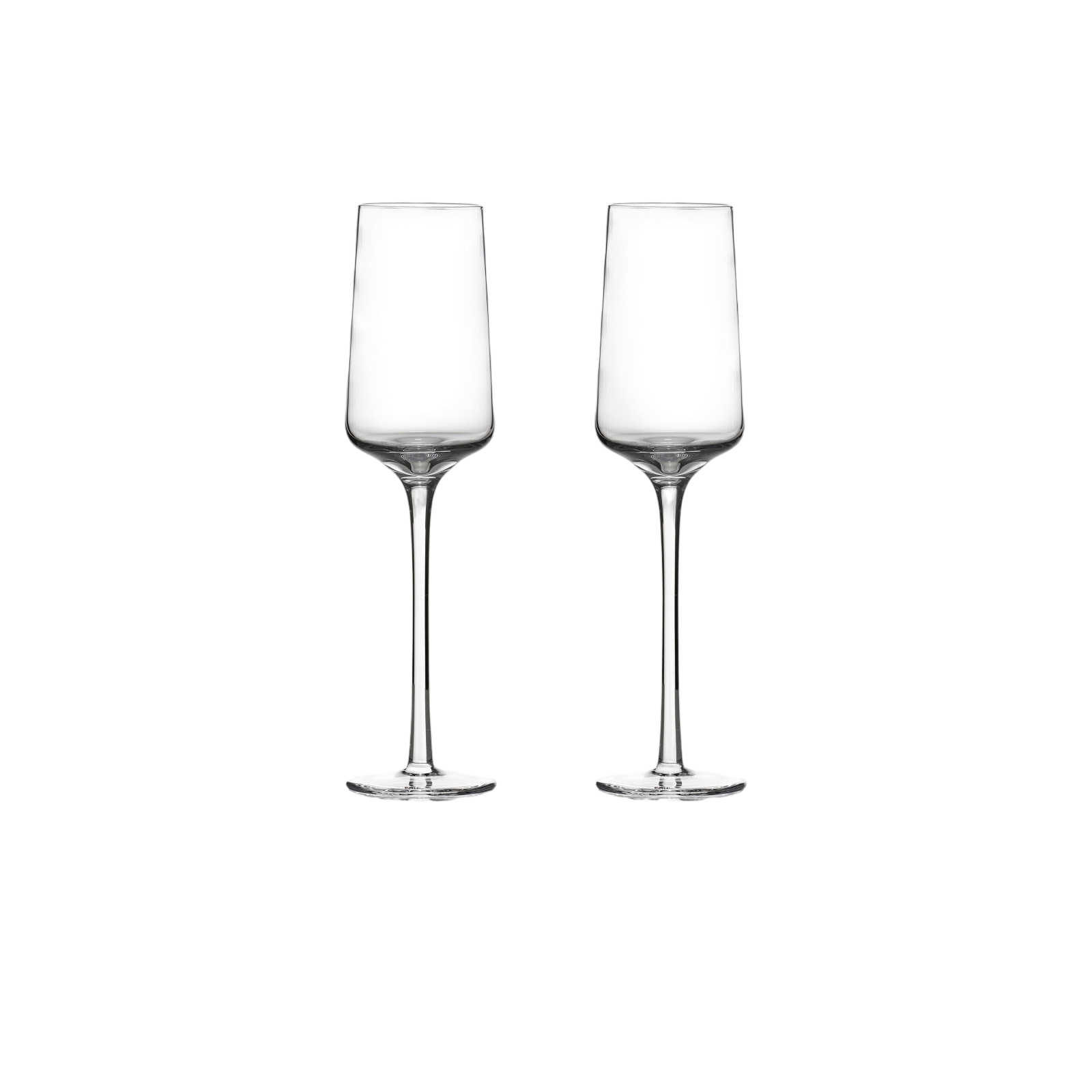 Flûte à champagne Rocks 230 ml, 2 pièces, Transparent