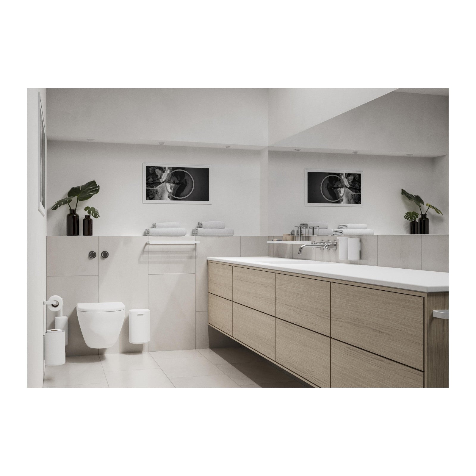 Rim soap dispenser 0.2 l, white