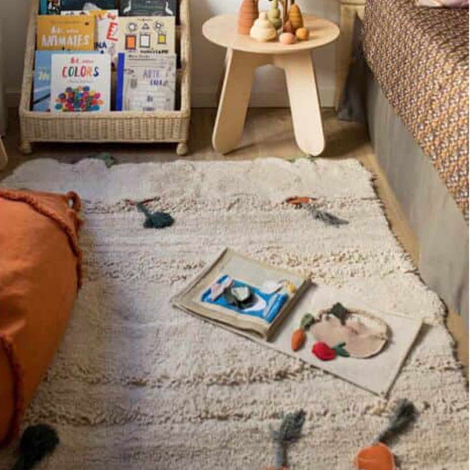 Livre textile Veggies