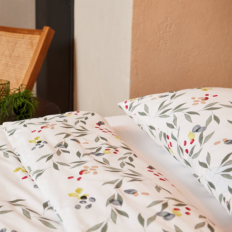 AMIATA white-olive taie d'oreiller, 65 x 100 cm