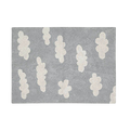 Washable Rug: Clouds Grey