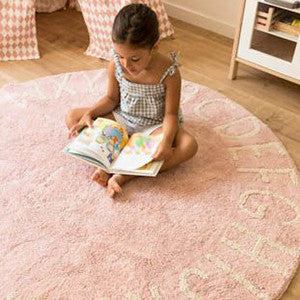 Tapis Round ABC Vintage Nude-Natural