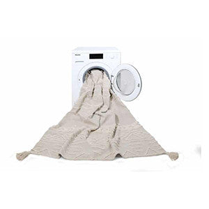 Tapis Round ABC Vintage Blue-Natural