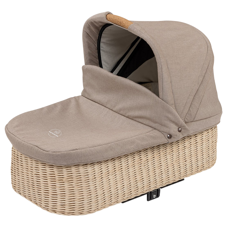 IDA Panier bébé en bois tressé sable
