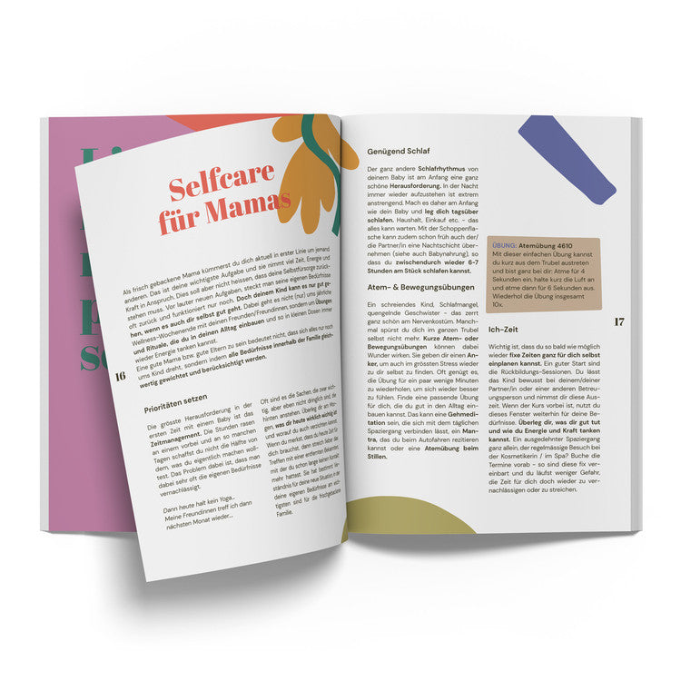 Être maman - Un carnet de notes pour le post-partum