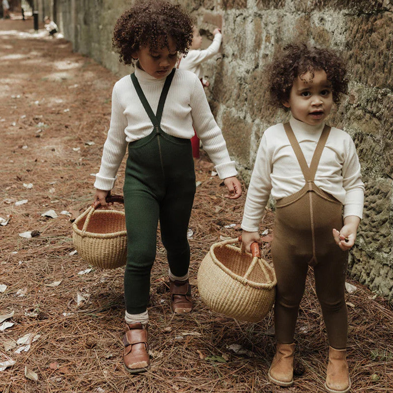 Fusslose Strumpfhose Dark Forest Green