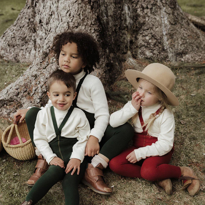 Fusslose Strumpfhose Dark Forest Green