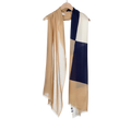 Écharpe en laine Blox Navy