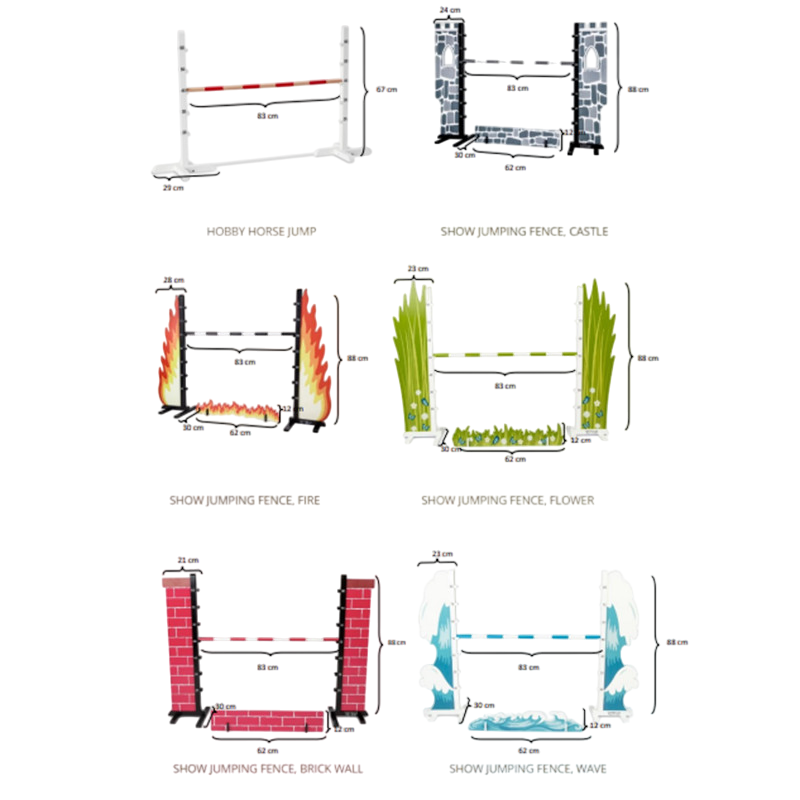 Steckenpferd Hindernis Fire