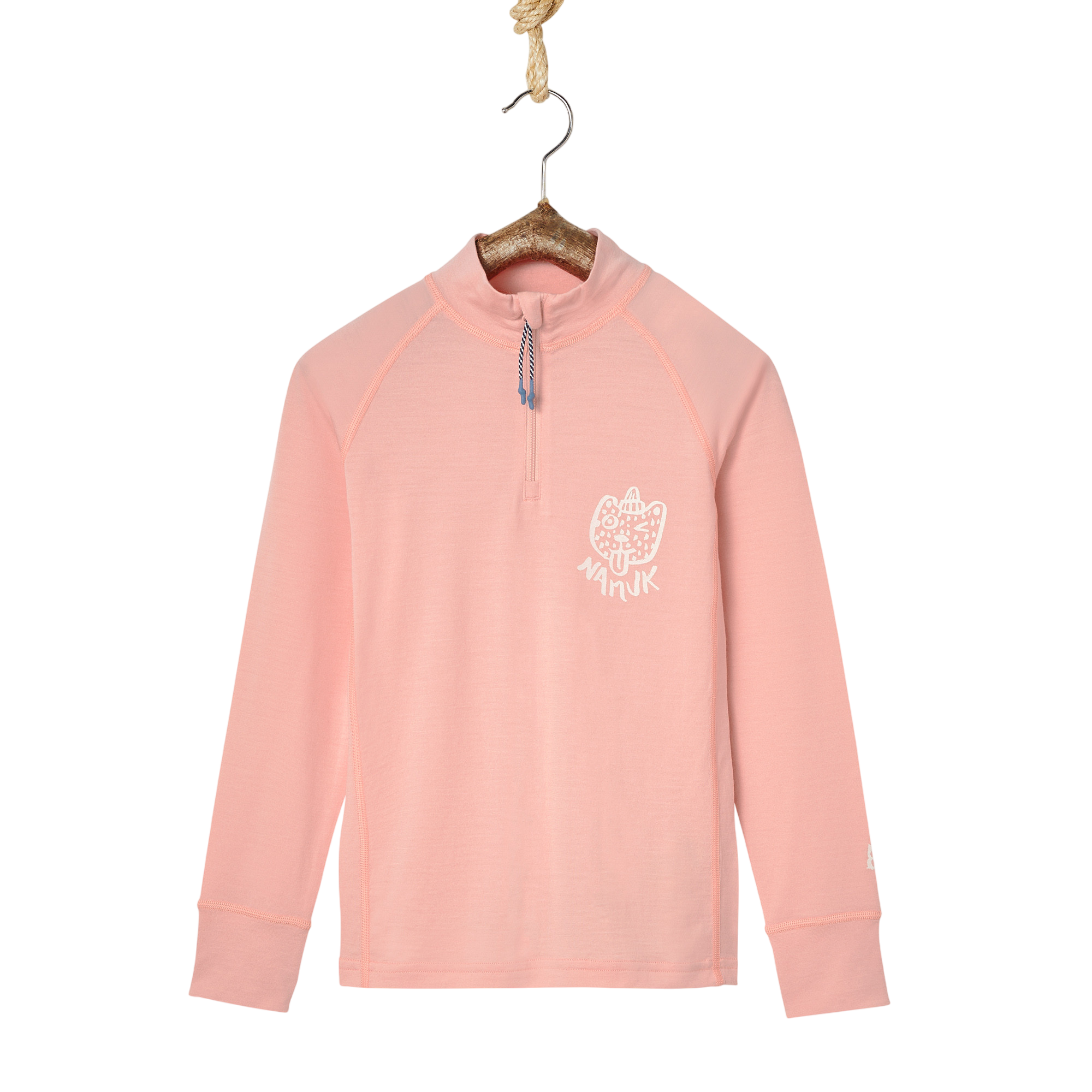 Langarmshirt Merino Honu Rascal Sunset rose