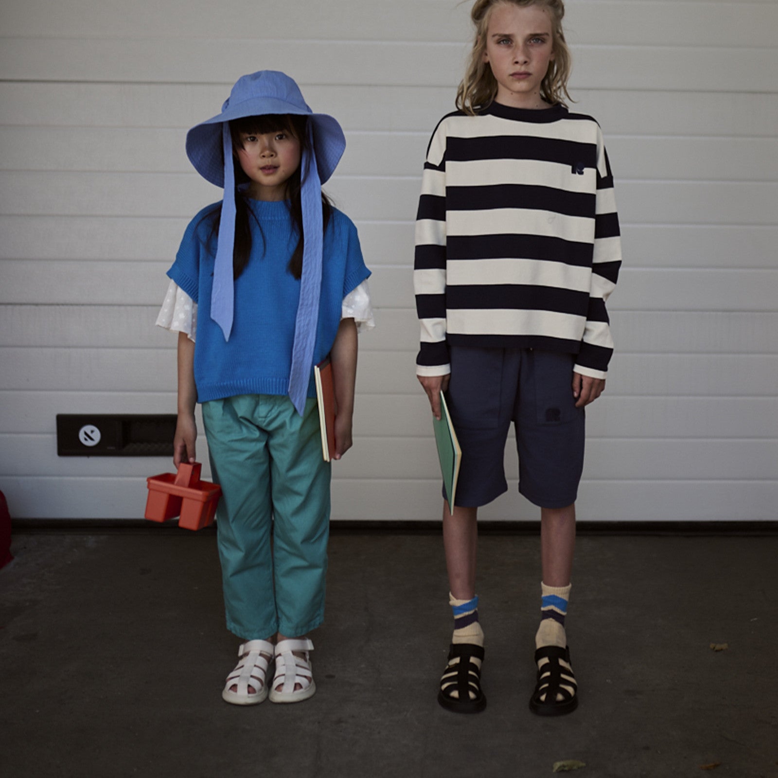 Pantalon Chino greyish turquoise