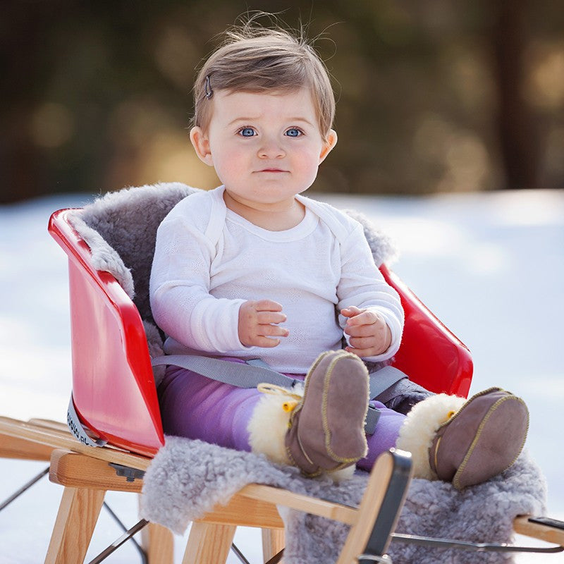 MEDRAN Merino Pearl White baby bodysuit