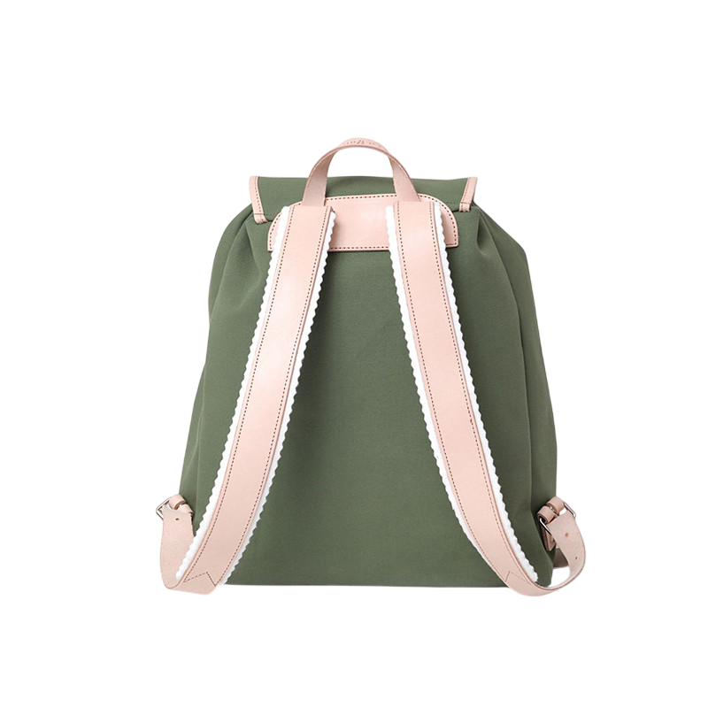 Sac à dos Georgia cuir naturel olive