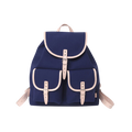 Backpack Georgia Leather Nature Navy