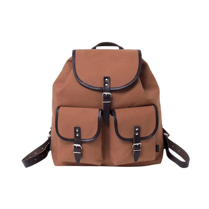 Backpack Georgia Leather Brown Mahogany