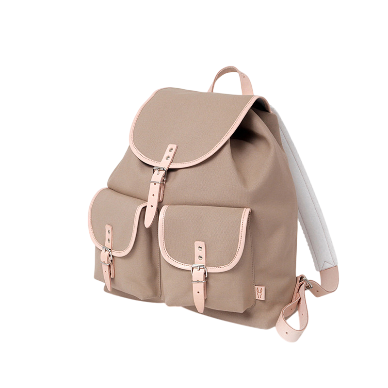 Sac à dos Georgia cuir naturel sable