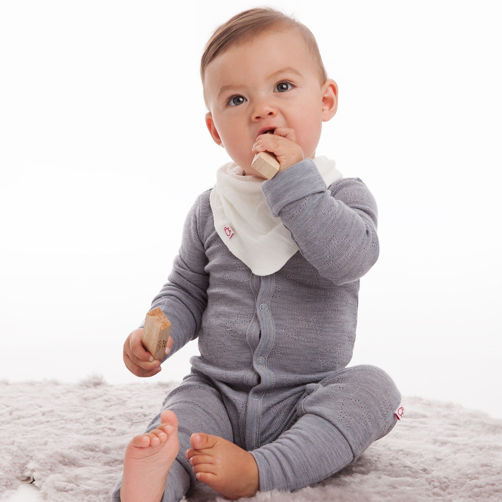 Ensemble tout-en-un pour bébé MOULINS Gris Platine