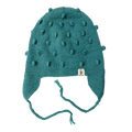 Bolitas turquoise baby hat