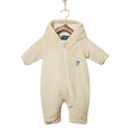Baby Einteiler Fleece Mou Beige