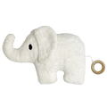 Musikspieluhr Elefant Weiss