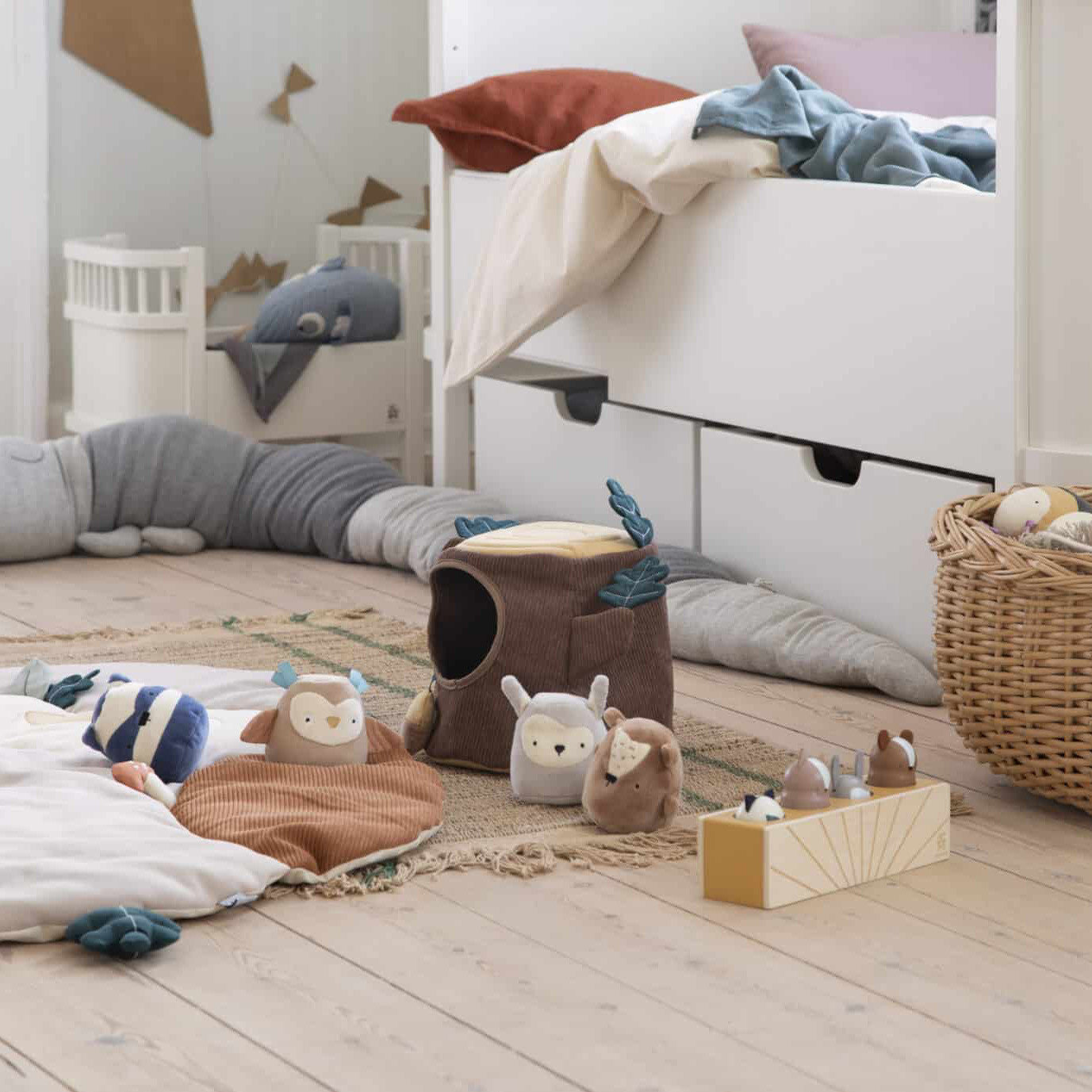 Jouet d'activité Souche d'arbre Marron