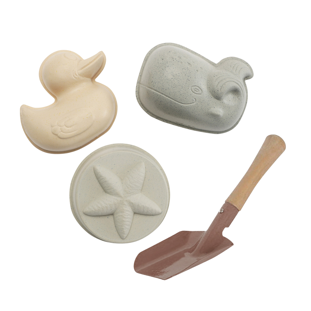 Sand mold trio natural tones