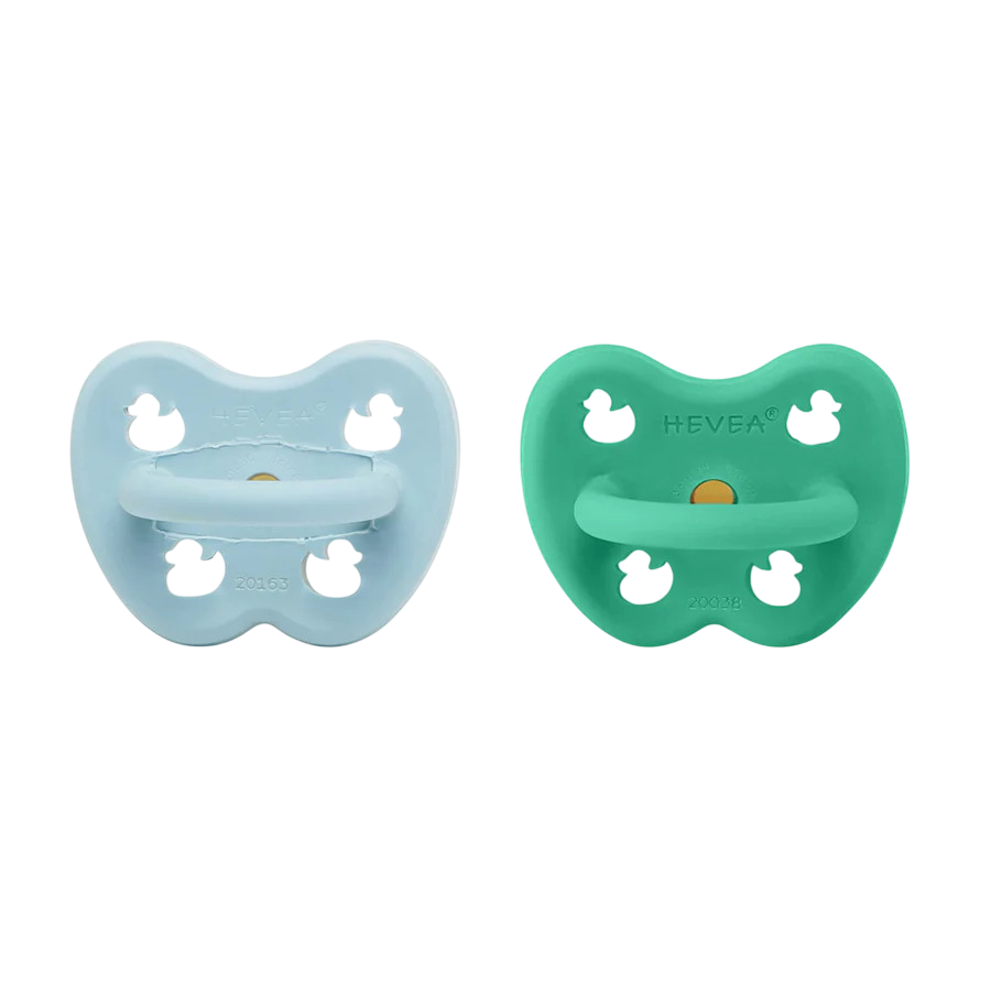 Sucettes pour bébé Pacifier Lot de 2 Green et Maya Blue