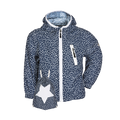 Kids Travelino rain jacket blue print