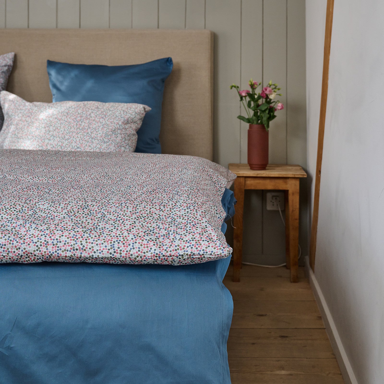 Riga White/Multicolour, housse de couette 200x210 cm