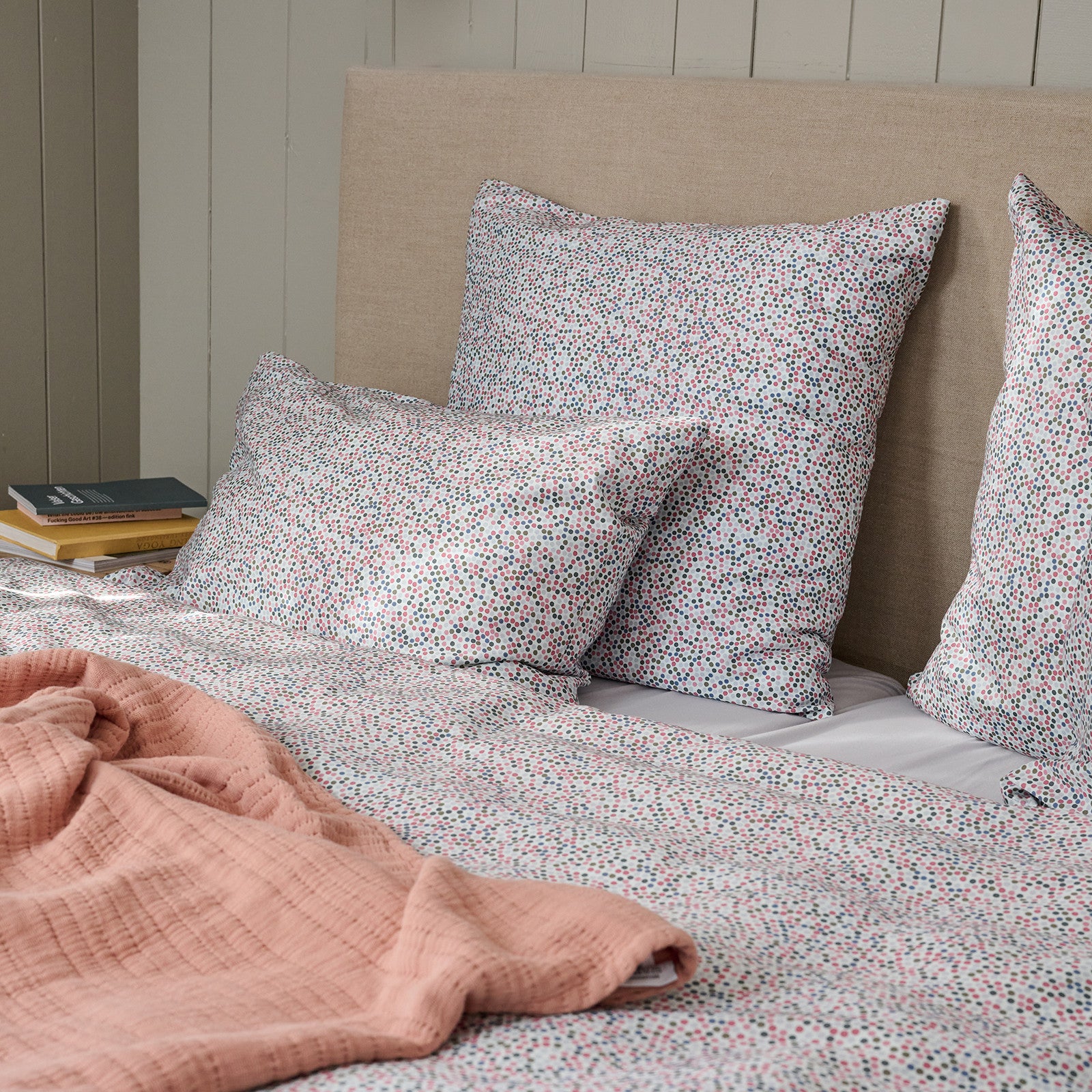 Riga White/Multicolour, Taie d'oreiller 50x70 cm